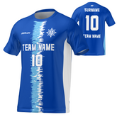 Flight Jersey Static Stripe - Royal Blue